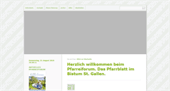 Desktop Screenshot of pfarreiforum.ch